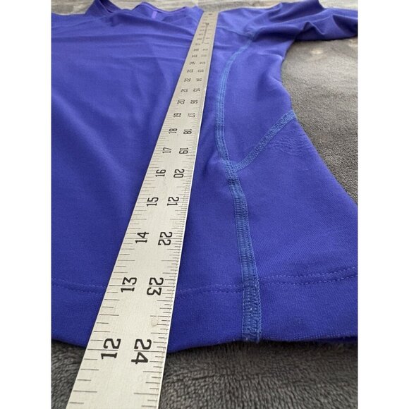 L.L.Bean Women's Sunsmart Long Sleeve Tee M Purple 50+UPF Outdoor UV Protection - Picture 6 of 6